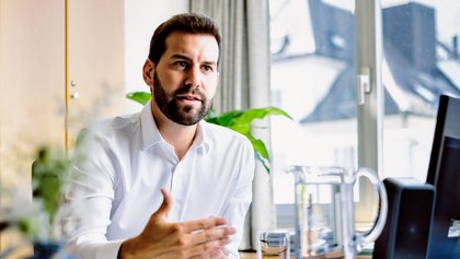 Portrait, Imagebild, Simon Tschann, Bürgermeister, Bludenz