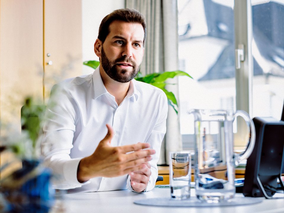 Portrait, Imagebild, Simon Tschann, Bürgermeister, Bludenz