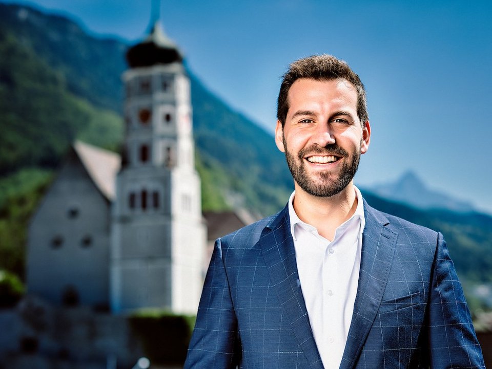 Portrait, Imagebild, Simon Tschann, Bürgermeister, Bludenz