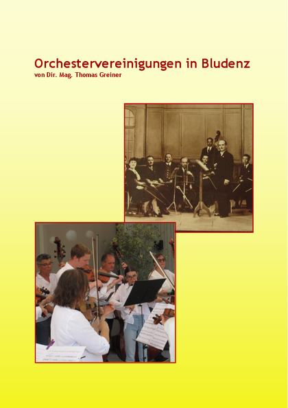 Geschichte des Städtischen Orchesters Bludenz