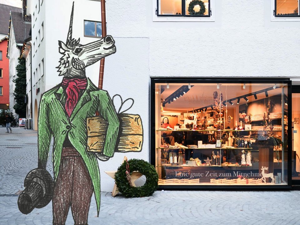 Das Einhorn soll zum allseits bekannten Aushängeschild der Stadt Bludenz avancieren.