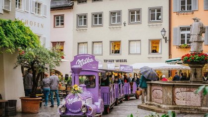 Das Milka Zügle dreht nun wieder seine Runden durch Bludenz.